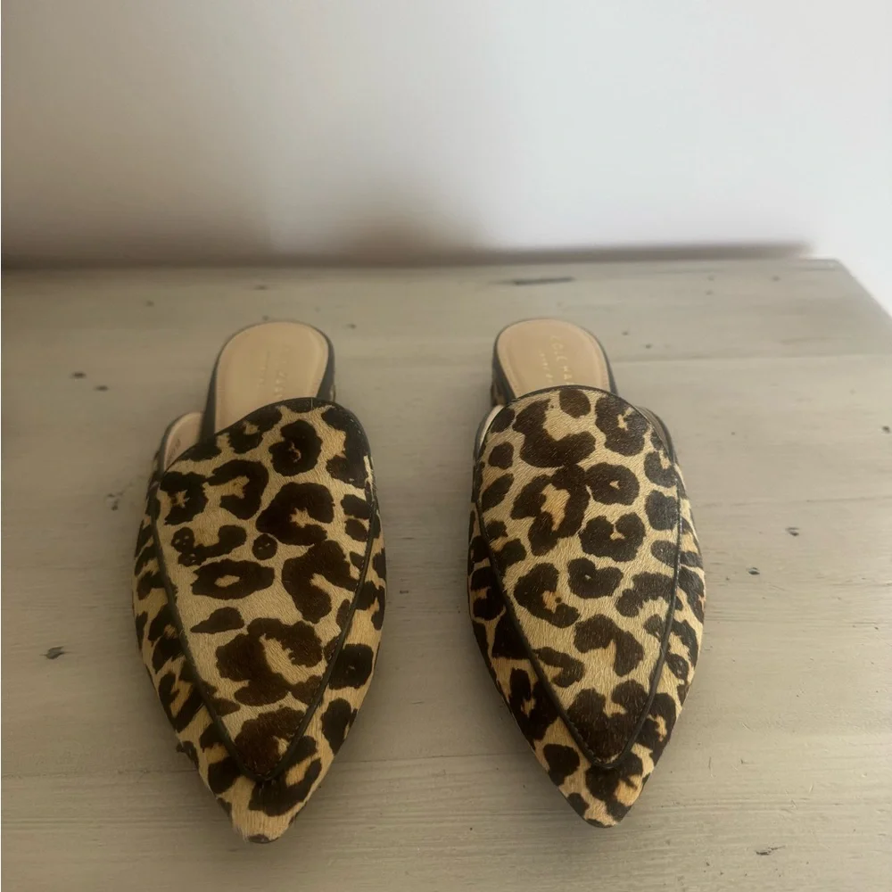NWB Brand New!! Cole Haan Leopard Print Mules - Picture 4 of 10